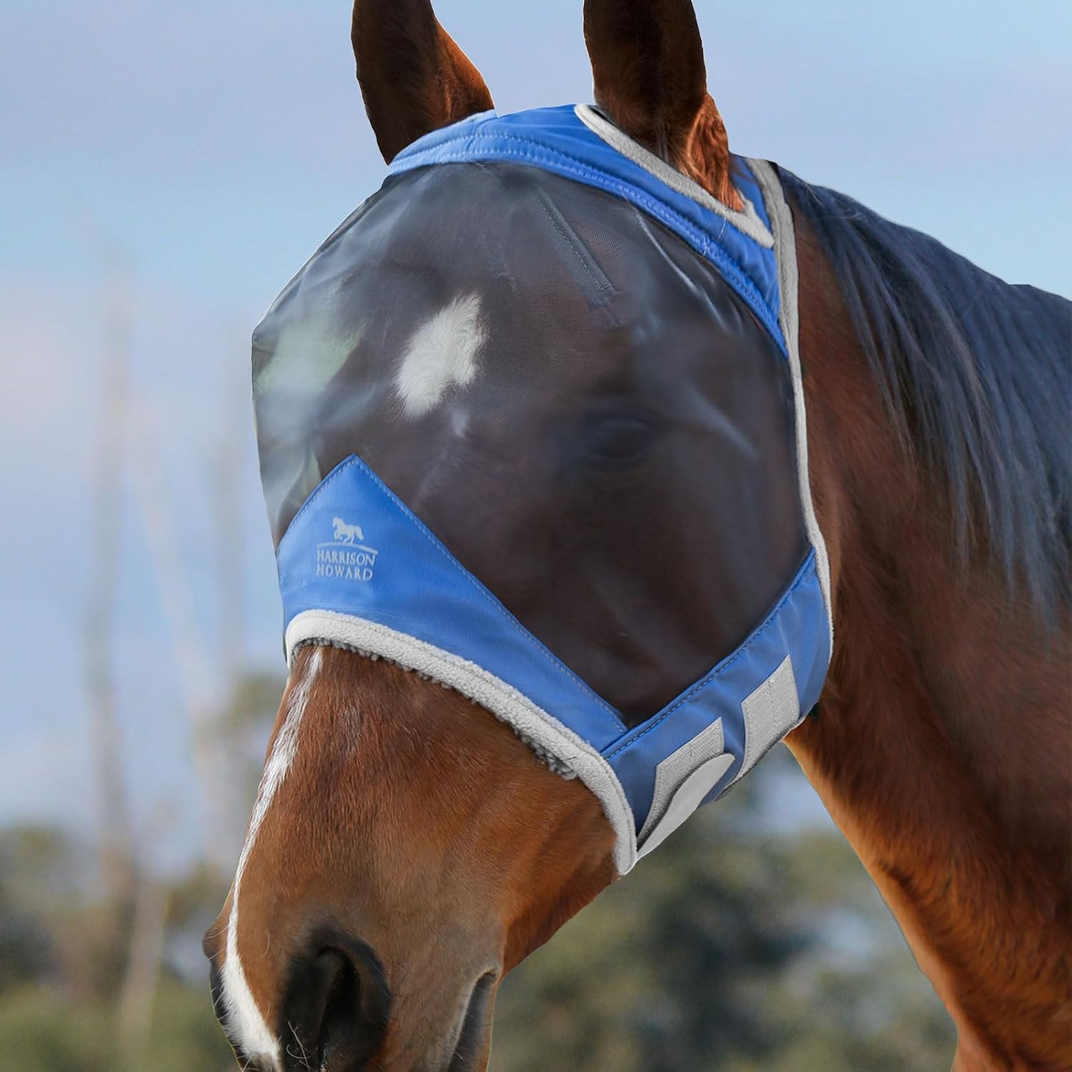 Harrison Howard CareMaster Pro Luminous Fly Mask Large Eye Space Standard Summer Mint L - Image 10