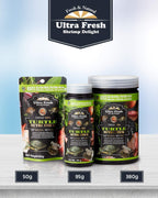 Ultra Fresh Turtle Nutri Stick close-up of aquatic turtle feeding on pellets