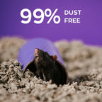 Carefresh pet bedding display showcasing dust-free quality