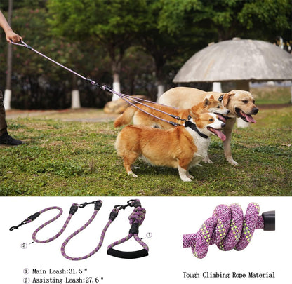 Heyllou multi pet tangle free lead highlighting the 360 degree heavy duty swivel mechanism