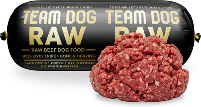 Team Dog Raw Chicken for Dogs | High Protein, Flash-Frozen, Bone-in Raw Dog Food, Adults 1+ | Whole Carcass (Ground & Tubed) | USA Sourced & Made, No Additives | 5 x 5lb Refrigerated Dog Food Roll - Image 9