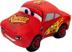 Top view of Buckle-Down Mater tow truck plush for dogs