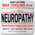 Nuturna Neuropathy Nerve Relief Cream 4 Ounce jar front view