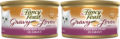 Purina Fancy Feast Gravy Lovers Chicken Feast in Grilled Gourmet Wet Cat Food - (Pack of 24) 3 oz. Cans - Image 10
