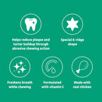 Wonder Bound dental sticks 40 count bag nutritional information