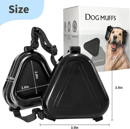 Adjustable canine hearing protection headphones side view