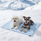 ZOMISIA Cooling Blanket for Large Dogs - Washable Dog Cooling Mat for Hot Weather, Travel Soft Pet Summer Essentials, Grey, 40"x50" - Image 11