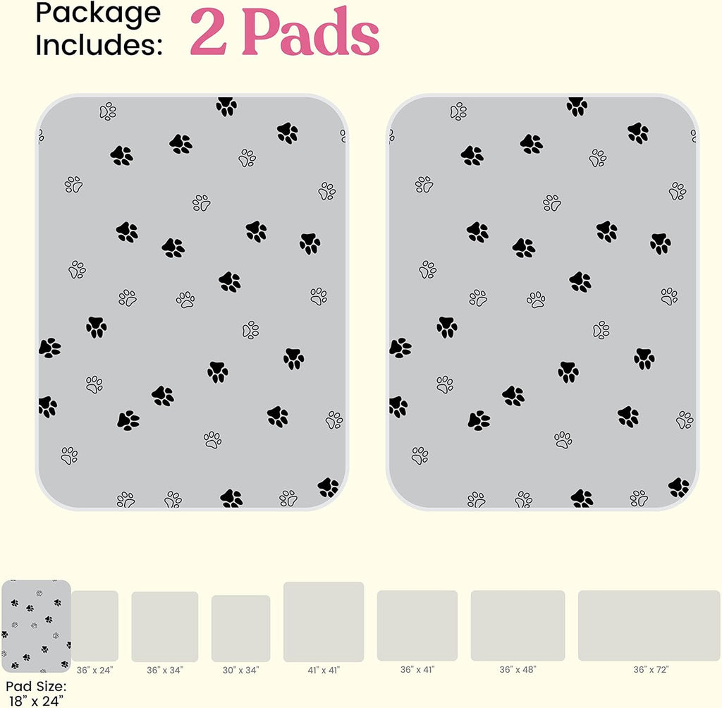Puppy using Pitpet reusable absorbent training mat