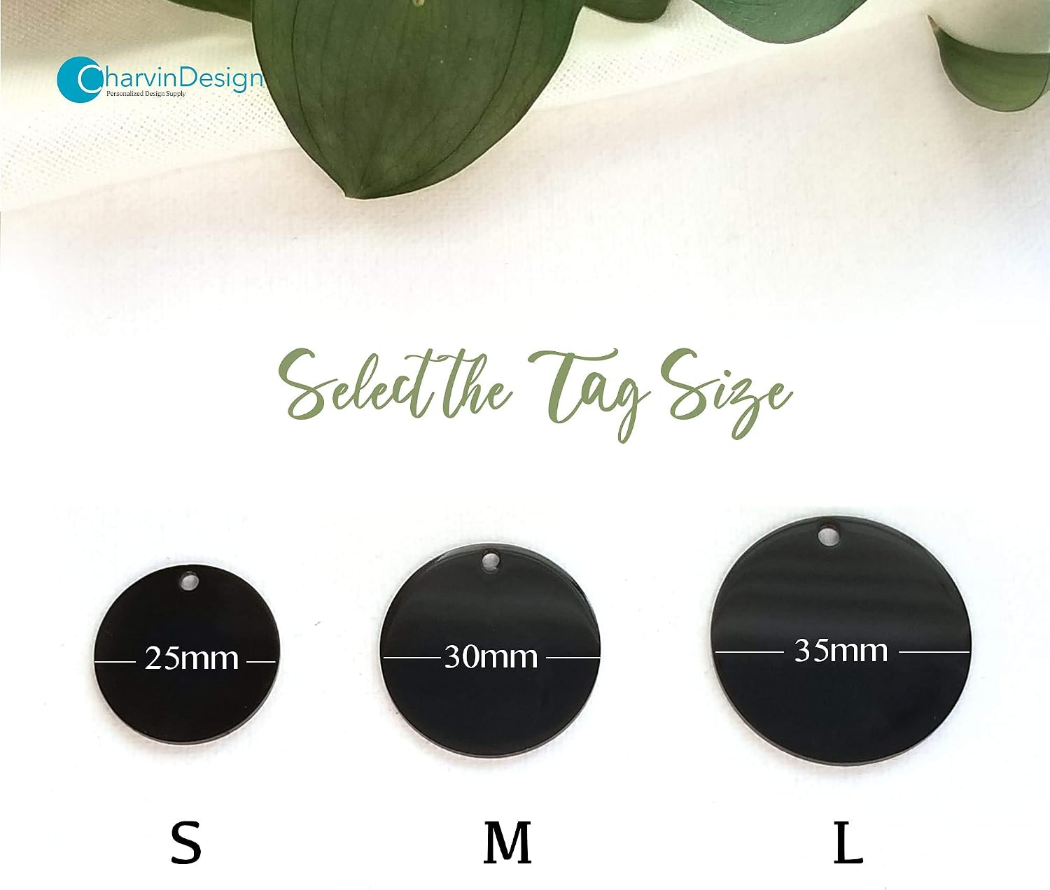 Twenty&Sixty premium pet identification disc showcasing the durable 316L stainless steel material thickness