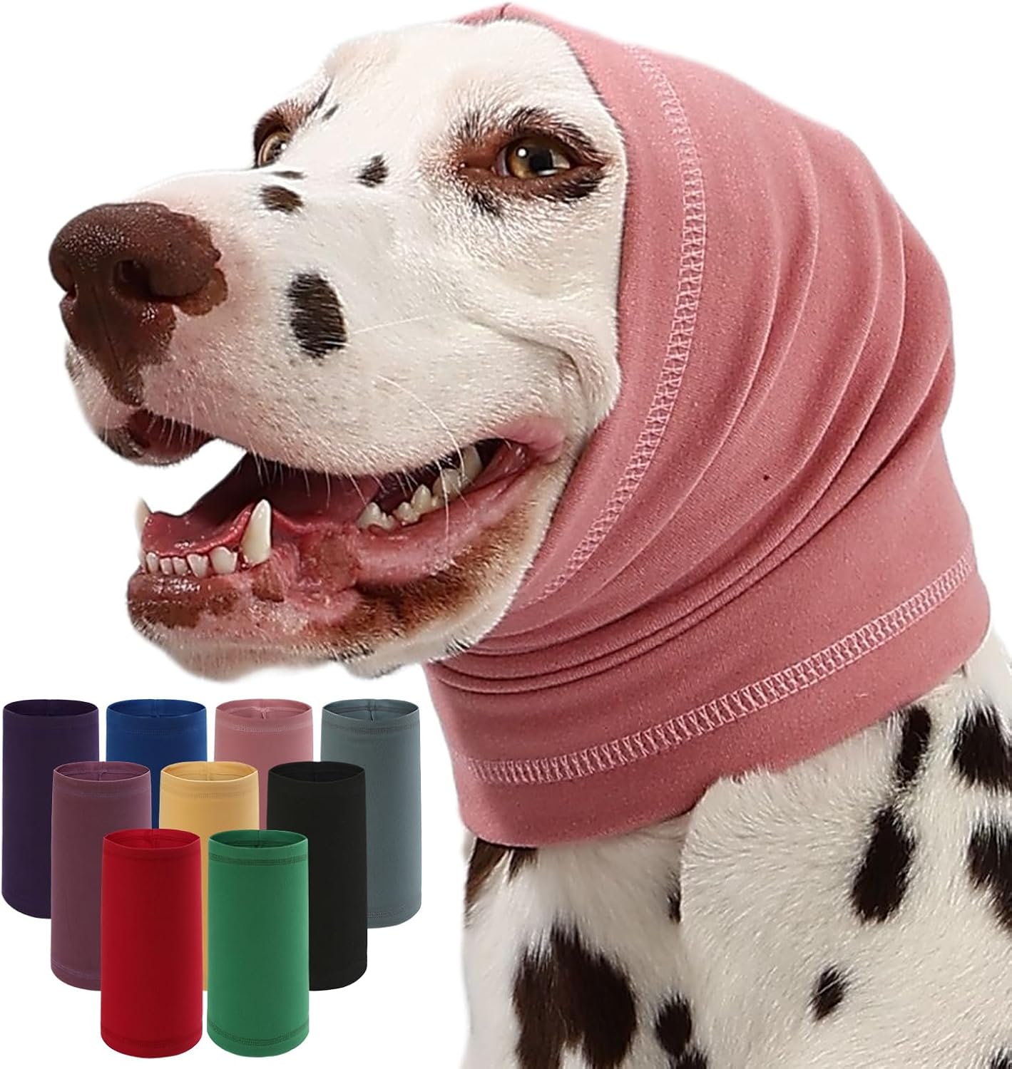 AOOLMOL calming hoodie for dogs lifestyle view on a retriever breed