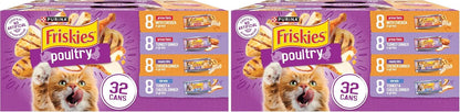 Purina Friskies Gravy Wet Cat Food Variety Pack, Poultry Shreds, Meaty Bits and Prime Filets - (Pack of 32) 5.5 oz. Cans - Image 12