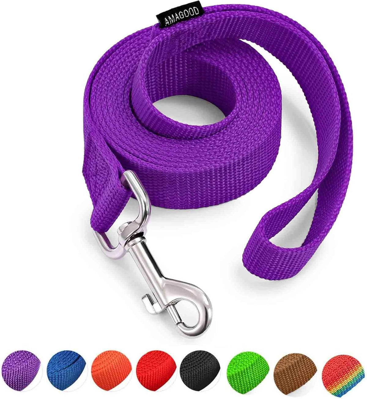 AMAGOOD 6 FT Cat Leash, Strong and Durable Traditional Style Leash with Easy to Use Collar Hook,Cat Lead Great for Cats (3/8 in x 6 ft(Pack of 1), Brown) - Image 10