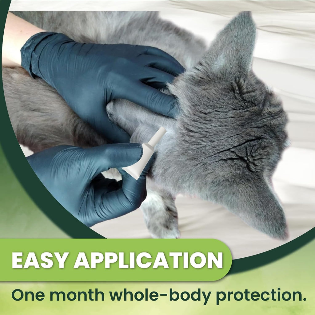 TriOak flea prevention for cats product label details