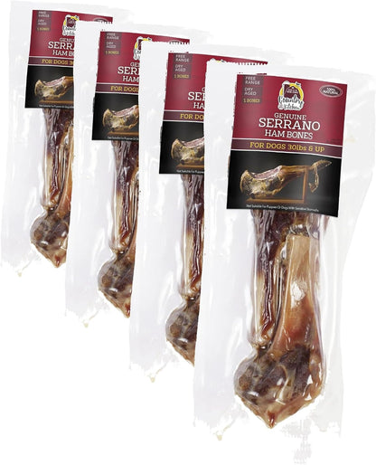 Country Kitchen Genuine Serrano Half Ham Bone, 100% Natural, Dry Aged, for Medium Sized Dogs, 20 lbs and up, 2 Bones, Pack of 1 - Image 9