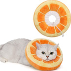ANWA Adjustable Cat Cone Collar Soft, Cute Cat Donut Collar After Surgery, Kitten Recovery Cones to Stop Licking - Image 13