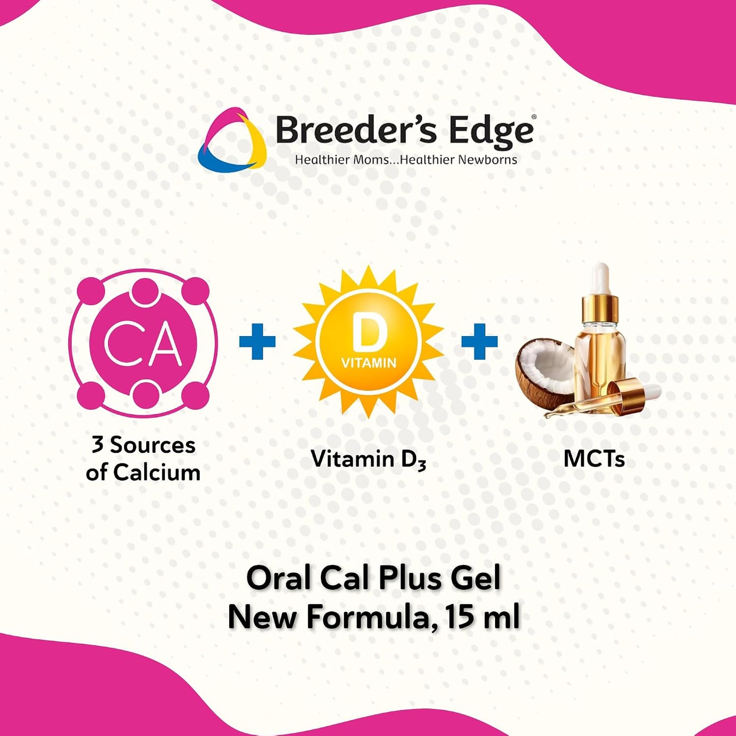 Back side of Oral Cal Plus packaging showing usage instructions