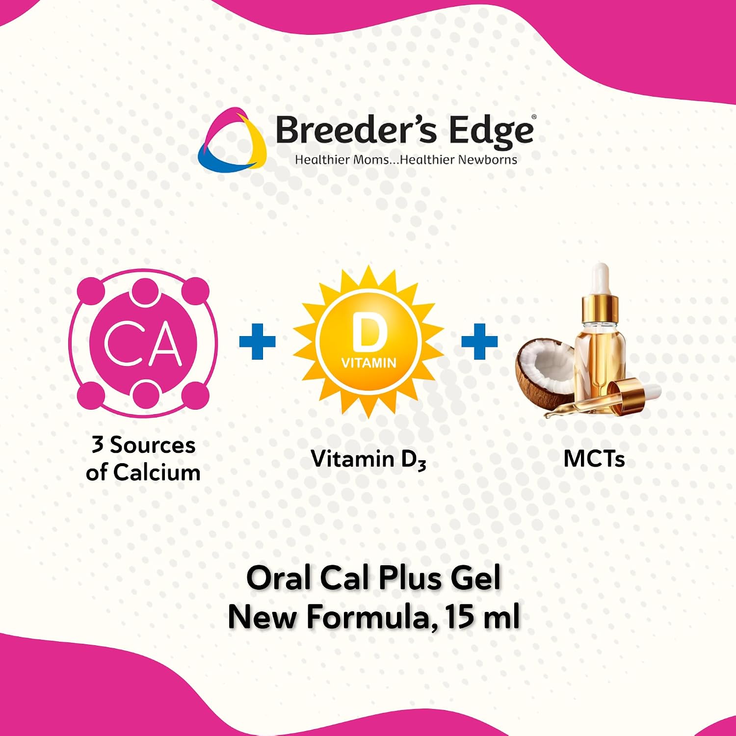 Back side of Oral Cal Plus packaging showing usage instructions