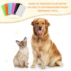 Six different colors of Buwusmu bulk flea combs for pets
