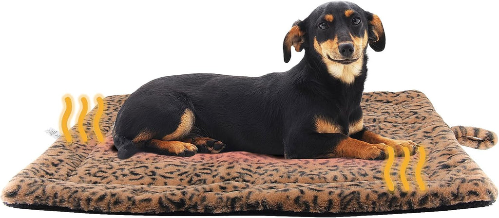 Self Warming Cat Pad for Cats and Small Dogs, Non Electric Thermal Pet Mat, Washable Soft Sleeping Mat with Non Slip Backing, Indoor & Sheltered Outdoor Use, 22 x 18 in, Brown/Black - Image 11