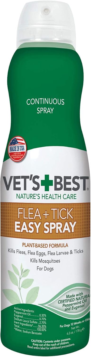 Vet's Best Flea and Tick Yard and Dog Kennel Spray, Mosquito Repellent with Certified Natural Oils, Plant Safe with Ready-to-Use Hose Attachment, Flea and Tick Prevention for Dogs, 32 oz - Image 11