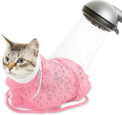 Premium imported Catcan cat restraint bag package contents for professional pet care.