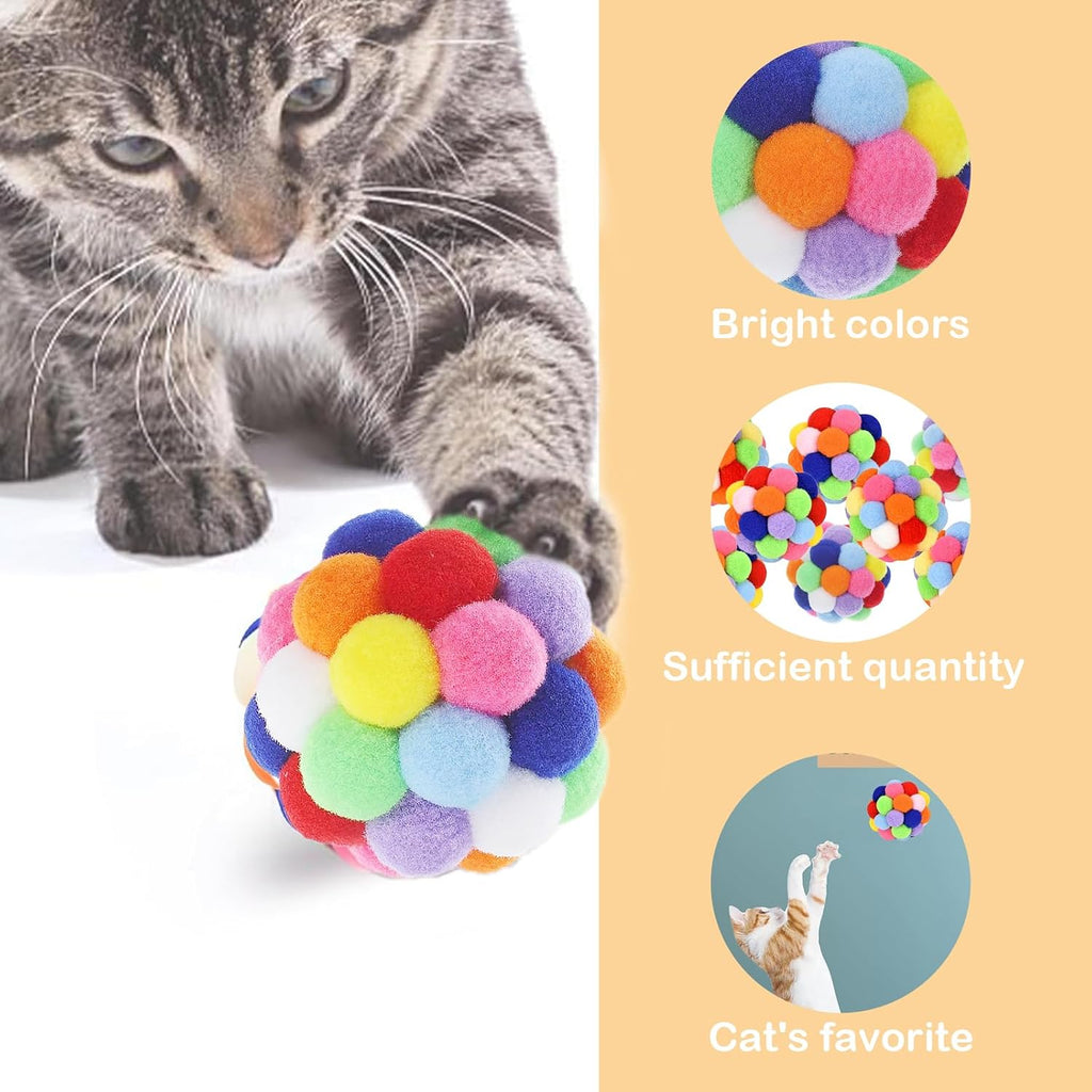 Durable machine washable polyester pet play balls close up view
