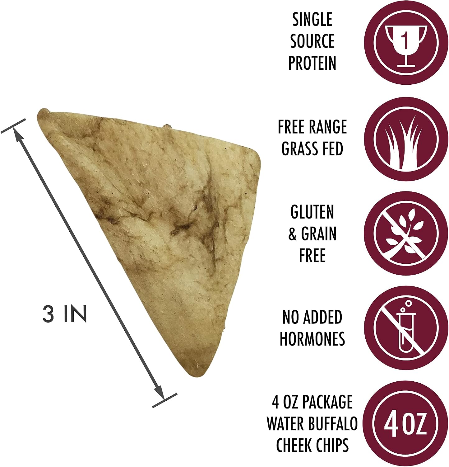Wild Eats natural grain free dog treats poured out of the bag