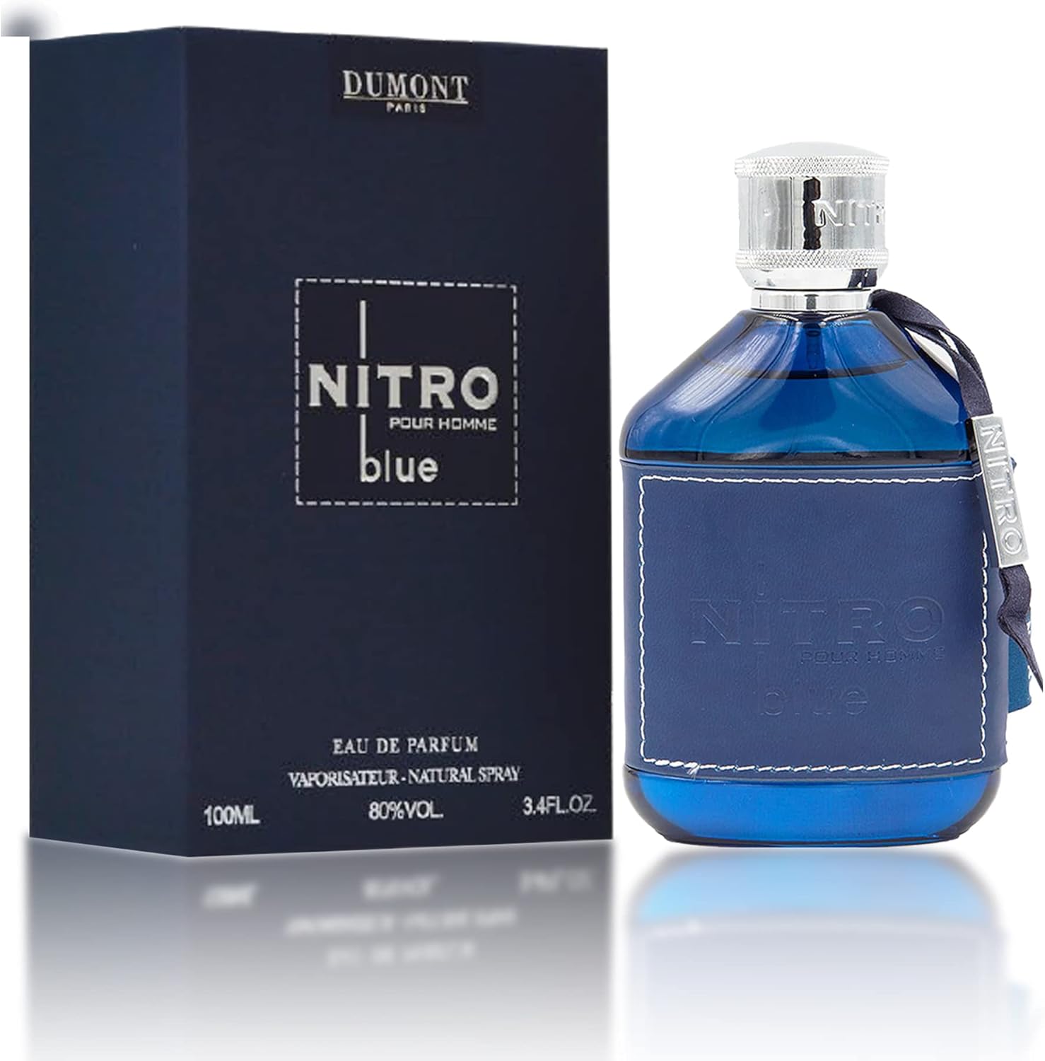 Dumont Nitro Blue Eau de Parfum 100ml bottle front view