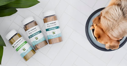 PhytoSmart Omega 3 Krumble side label showing guaranteed analysis and ingredients