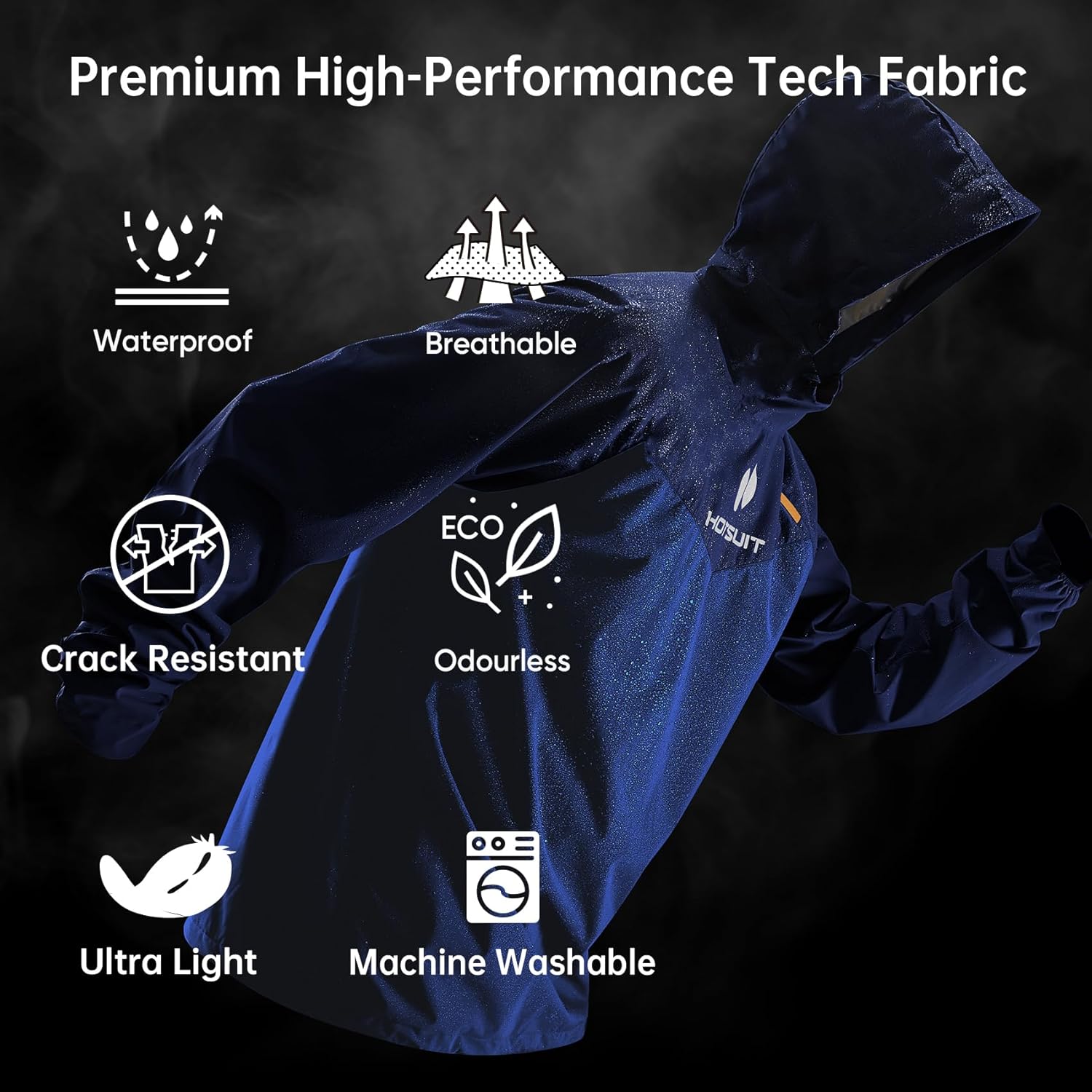 HOTSUIT silver heat fabric technology interior detail view