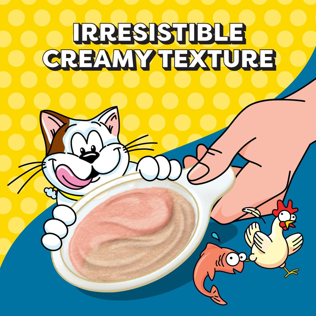 Temptations Lickable Spoons Wet Cat Treats, Variety Pack, 24 Count - Image 3