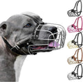 BRONZEDOG metal wire basket dog muzzle front view for large breeds.