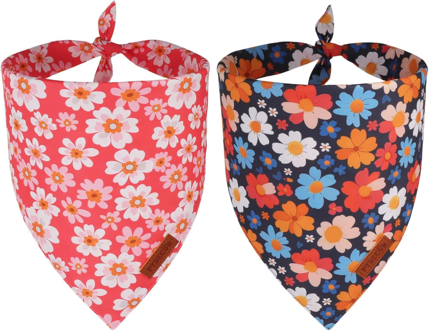 PTDECOR American Flag Dog Bandana 4th of July Dog Bandanas Reversible Triangle Patriotic Bandanas for Medium and Large Dogs Pets (Flag, Large) - Image 14