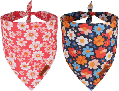 PTDECOR American Flag Dog Bandana 4th of July Dog Bandanas Reversible Triangle Patriotic Bandanas for Medium and Large Dogs Pets (Flag, Large) - Image 14