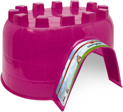 Kaytee Igloo Habitat Hideout For Pet Rabbits, Ferrets, Guinea Pigs, and Other Small Animals, Giant - Image 1