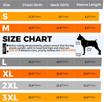 LeLePet zippered dog shirt showing the back zipper closure mechanism
