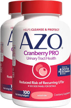 AZO Pro Strength Cranberry 100 softgels complete package