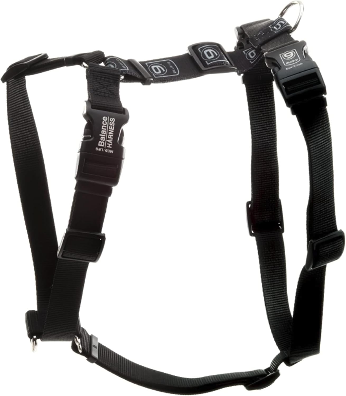 Blue-9 Buckle-Neck Balance Harness, Fully Customizable Fit No-Pull Harness, Ideal for Dog Training and Obedience, Made in The USA, Purple, Medium - Image 14