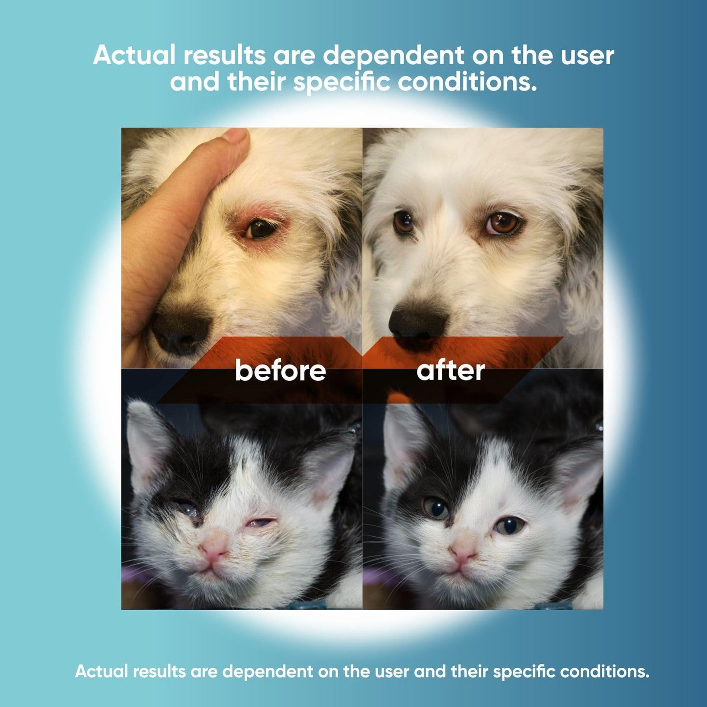 Dog and cat tear stain remover liquid