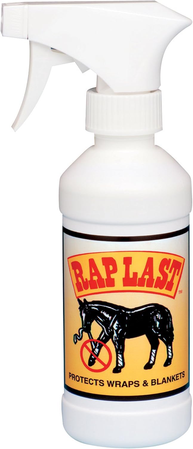 Saddler J M Rap Last Equine Chew Deterrent Spray 8 Ounce front view buy authentic imported horse care online