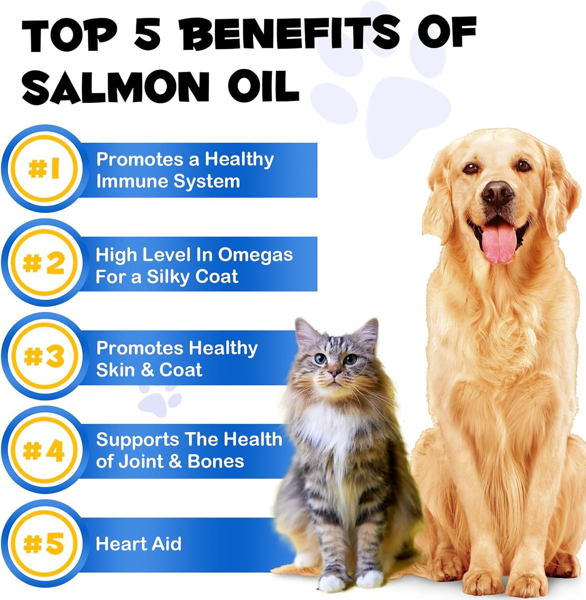 QianShouYan liquid fish oil pet supplement bottle with convenient dispensation pump.