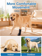 Dog Booties to Prevent Licking,Recovery Boots for Dogs,Non-Slip Dog Shoes & Paw Protectors for Indoor Outdoor Walking,Dog Socks,paw Covers for Small/Medium/Large Dogs,2 Pack (L) - Image 7