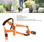 TOPINCN nylon dog muzzle harness showing breathable mouth space
