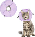 Cat Cone Collar Soft, Adjustable Elizabethan Collar for Cats to Stop Licking, Comfortable Lightweight Kitten Cone for Wound Healing and Surgery Recovery,S - Image 10