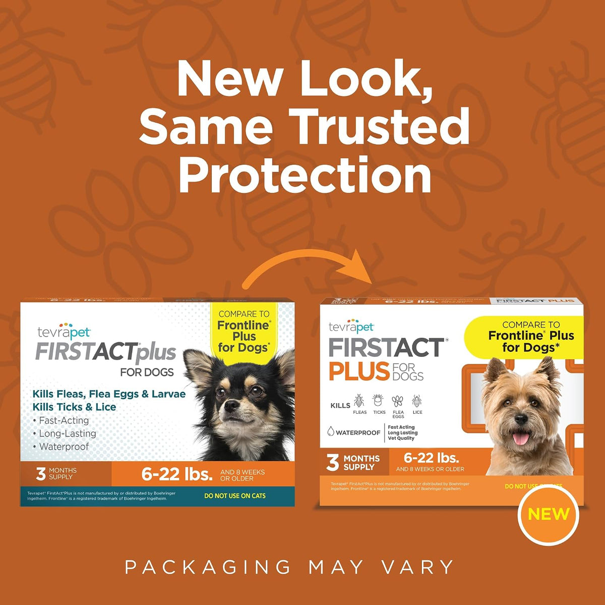 TevraPet monthly topical flea and tick prevention applicators for small dogs