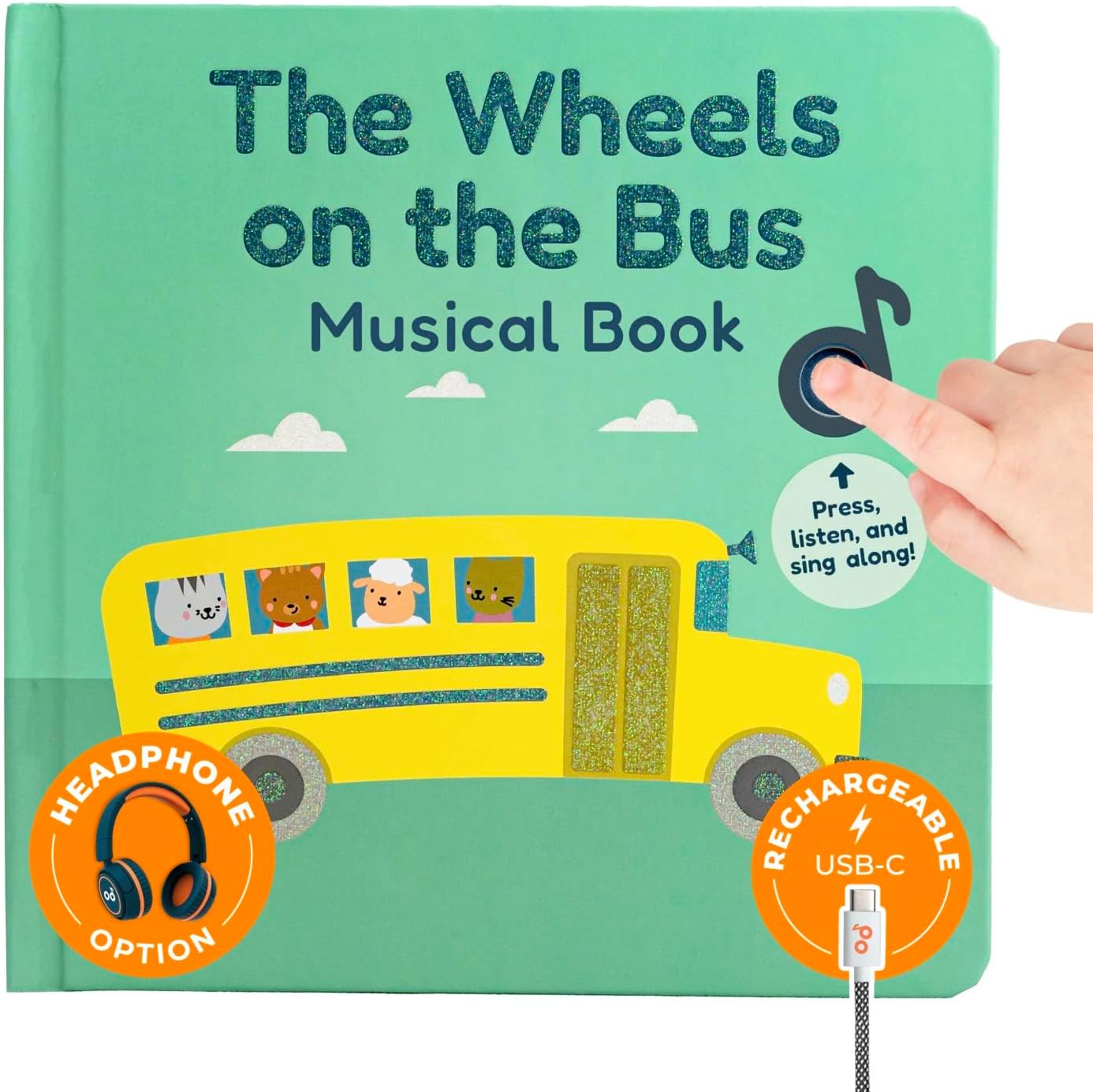 Cali's Books The Wheels on the Bus front cover musical book