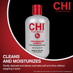CHI hydrating dog shampoo for dry skin texture
