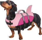 Queenmore Dog Life Jacket Small Dog Life Vest for Swimming Boating in Pool Lake with Shark Fin, Rescue Handle, Leash Hook, Reflective Strip,Light Weight - Image 10