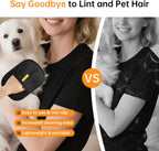 Side view of INABULETWO electrostatic pet hair remover tool