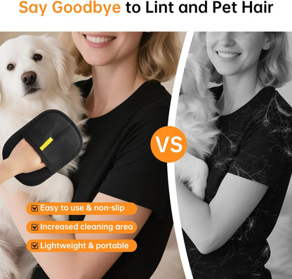 Side view of INABULETWO electrostatic pet hair remover tool